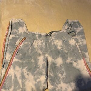 Rip Curl Kids Tie-Dye Joggers with Multicolor Stripes